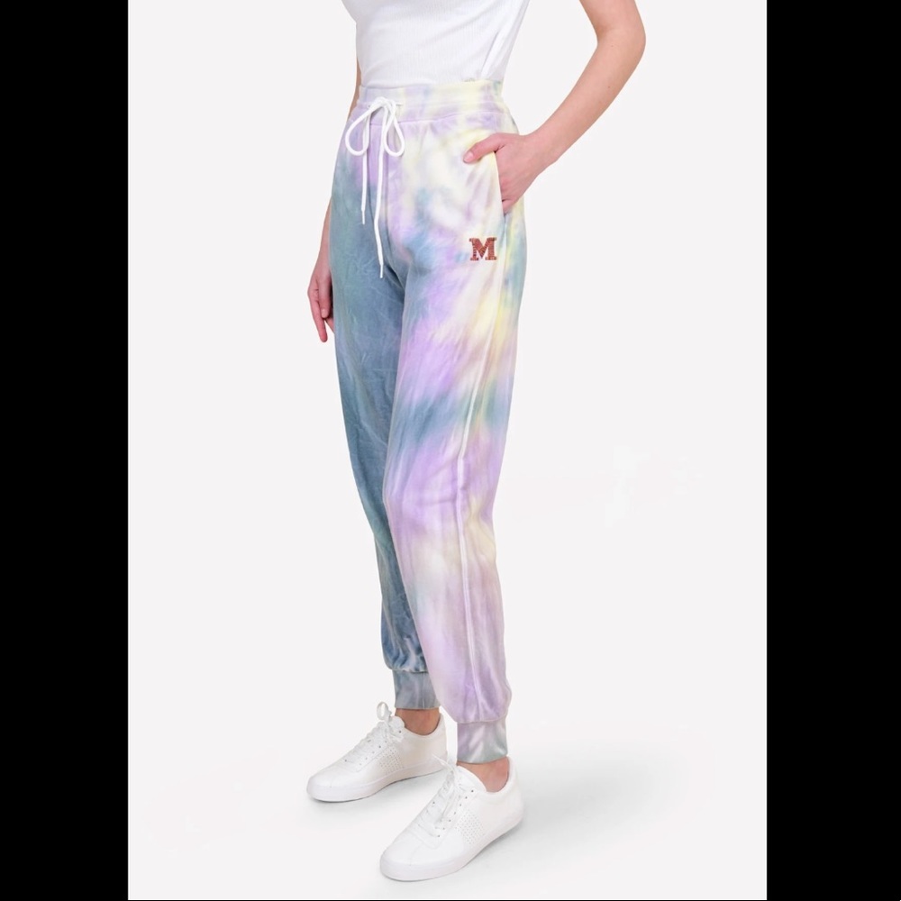 M Missoni Knitted Tie-dyed Track Pants With Monogram XS NEVER WORN